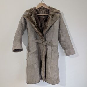 Vintage Penny Lane Suede Coat